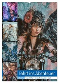 Fahrt ins Abenteuer - Angel-Bikerinnen erkunden die Welt (Wandkalender 2025 DIN A2 hoch), CALVENDO Monatskalender - Steffen Gierok-Latniak