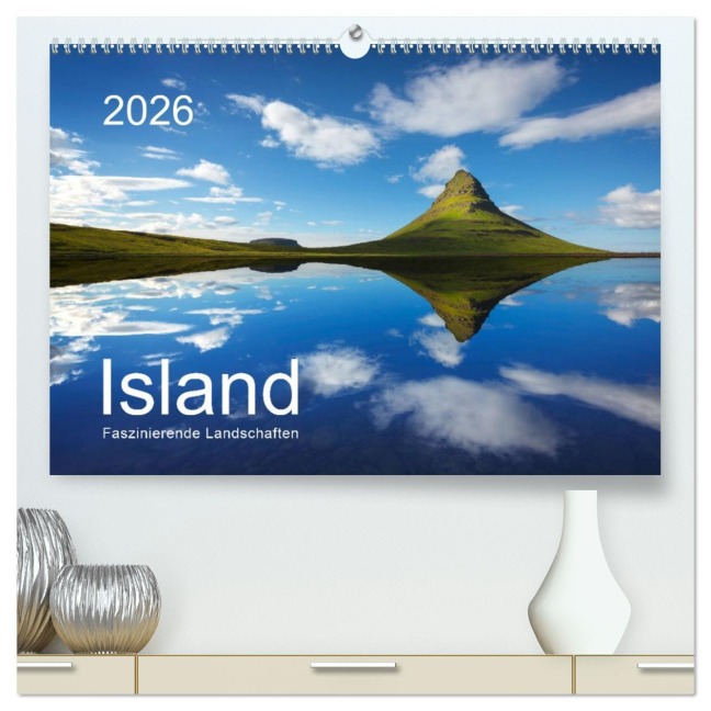 ISLAND 2026 - Faszinierende Landschaften (hochwertiger Premium Wandkalender 2026 DIN A2 quer), Kunstdruck in Hochglanz - Lucyna Koch