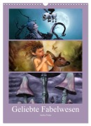 Cover-Bild zum Titel 'Geliebte Fabelwesen (Wandkalender 2026 DIN A3 hoch), CALVENDO Monatskalender' von 'Andrea Tiettje'
