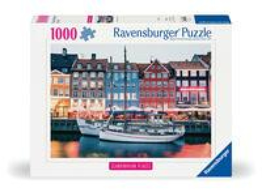 Erwachsenenpuzzle 1000 Teile - Kopenhagen, Dänemark - 