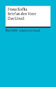 Franz Kafka: Brief an den Vater. Das Urteil - Franz Kafka, Theodor Pelster