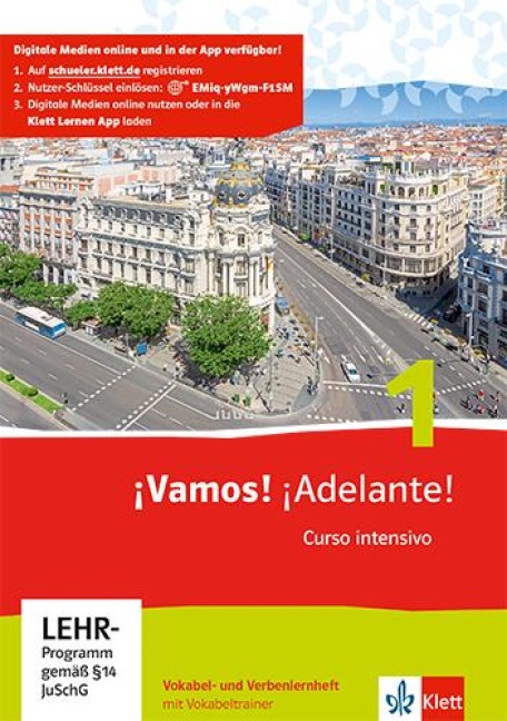 ¡Vamos! ¡Adelante! 1. Curso intensivo. Vokabel-/Verbenlernheft - 