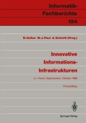 Cover-Bild zum Titel 'Innovative Informations-Infrastrukturen' von ''