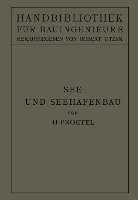 See- und Seehafenbau - Hermann Proetel