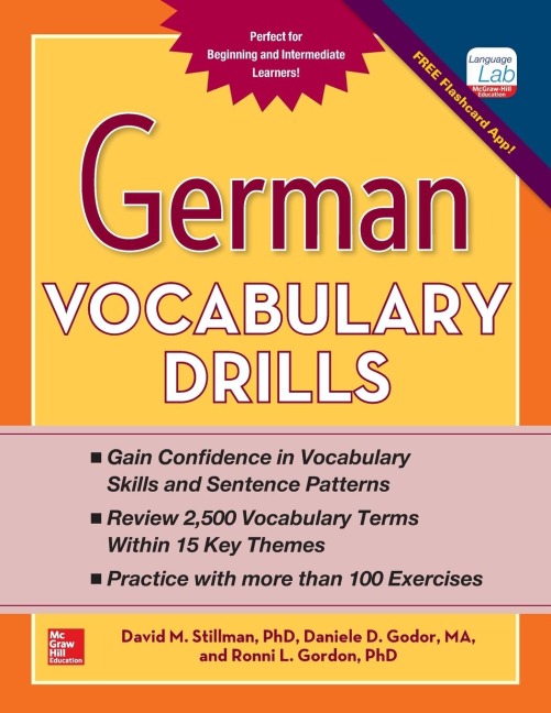 German Vocabulary Drills - David M. Stillman, Daniele D. Godor, Ronni L. Gordon