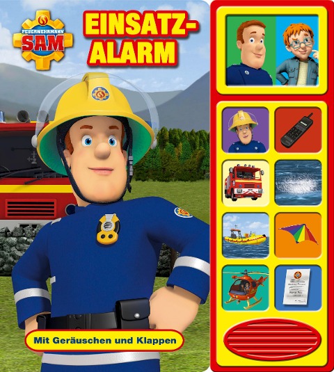 Feuerwehrmann Sam - Einsatzalarm,Klappen-Geräusche-Buch - 