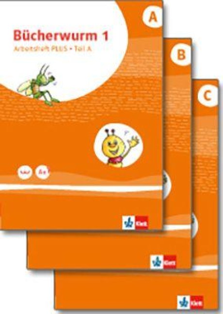 Bücherwurm Fibel. Arbeitsheft PLUS Druckschrift mit Schreibtabelle Klasse 1 - 