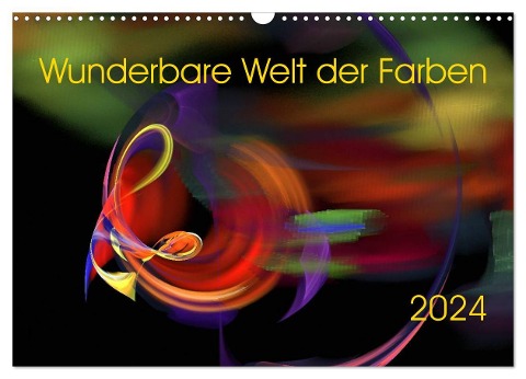 Wunderbare Welt der Farben 2024 (Wandkalender 2024 DIN A3 quer), CALVENDO Monatskalender - Maria A. Magri