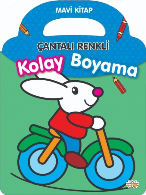 Cantali Renkli Kolay Boyama - Mavi kitap - Taha Toptas