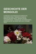 Cover-Bild zum Titel 'Geschichte der Mongolei' von ''