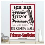 Cover-Bild zum Titel 'Friseur-Sprüche (hochwertiger Premium Wandkalender 2026 DIN A2 hoch), Kunstdruck in Hochglanz' von 'Sabine Löwer'
