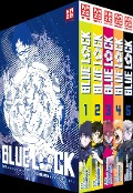 Blue Lock - Band 1-5 im Sammelschuber - Yusuke Nomura