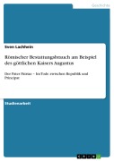 Cover-Bild zum Titel 'Römischer Bestattungsbrauch am Beispiel des göttlichen Kaisers Augustus' von 'Sven Lachhein'