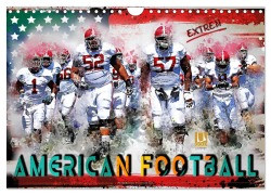 Cover-Bild zum Titel 'American Football extrem (Wandkalender 2026 DIN A4 quer), CALVENDO Monatskalender' von 'Peter Roder'