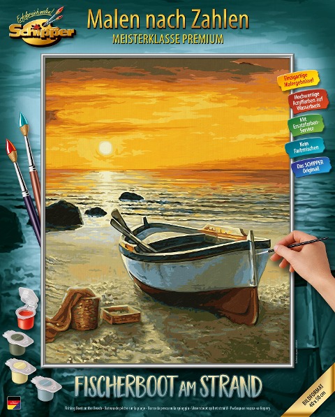 MNZ - Fischerboot am Strand - 