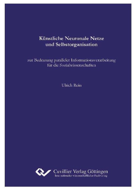 Künstliche Neuronale Netze und Selbstorganisation - 