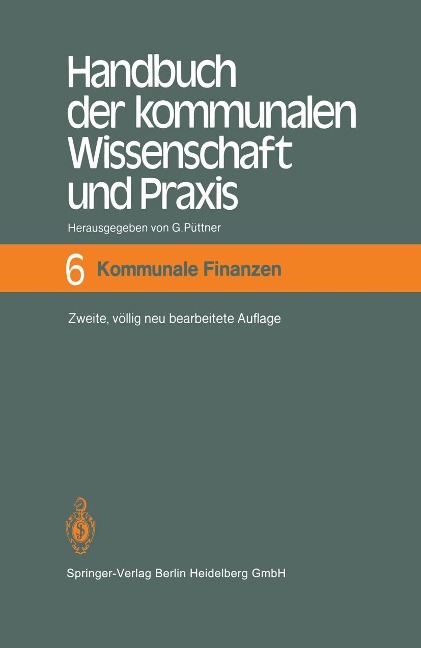 Handbuch der kommunalen Wissenschaft und Praxis - 