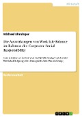Cover-Bild zum Titel 'Die Auswirkungen von Work-Life-Balance im Rahmen der Corporate Social Responsibility' von 'Michael Binninger'