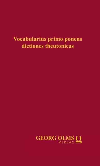 Vocabularius primo ponens dictiones theutonicas (1515) - 