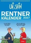 Cover-Bild zum Titel 'Uli Stein Rentnerkalender 2027: Monatskalender für die Wand' von 'Uli Stein'