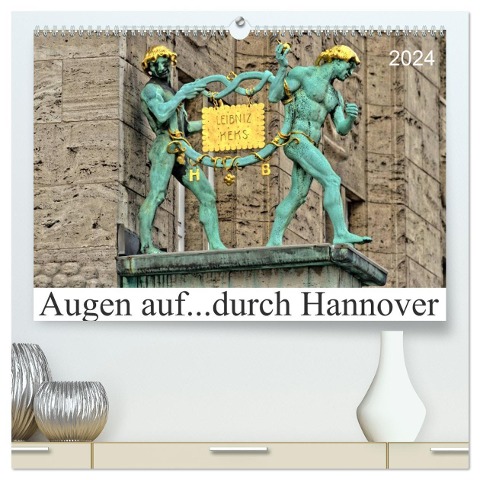 Augen auf ...durch Hannover (hochwertiger Premium Wandkalender 2024 DIN A2 quer), Kunstdruck in Hochglanz - SchnelleWelten SchnelleWelten