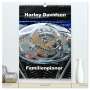Harley Davidson Familienplaner (hochwertiger Premium Wandkalender 2026 DIN A2 hoch), Kunstdruck in Hochglanz - Thomas Bartruff