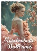 Cover-Bild zum Titel 'Märchenhafte Ballerina (Wandkalender 2026 DIN A2 hoch), CALVENDO Monatskalender' von 'Ally Bee'