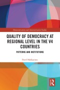 Cover-Bild zum Titel 'Quality of Democracy at Regional Level in the V4 Countries' von 'Pavel Maskarinec'