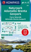 KOMPASS Wanderkarte 070 Naturpark Adamello-Brenta Geopark, Parco Naturale Adamello-Brenta Geopark 1:40.000 - 