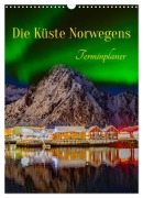 Cover-Bild zum Titel 'Die Küste Norwegens - Terminplaner (Wandkalender 2027 DIN A3 hoch), CALVENDO Monatskalender' von 'Nina Schwarze'