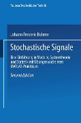 Cover-Bild zum Titel 'Stochastische Signale' von 'Johann Frederic Böhme'
