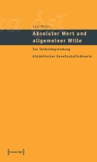 Cover-Bild zum Titel 'Absoluter Wert und allgemeiner Wille' von 'Lars Meyer'