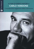 Cover-Bild zum Titel 'Carlo Verdone. L'insostenibile leggerezza della malinconia' von ''