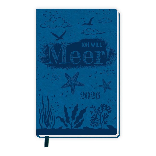 Trötsch Taschenkalender A6 Soft Touch Maritim 2026 - 