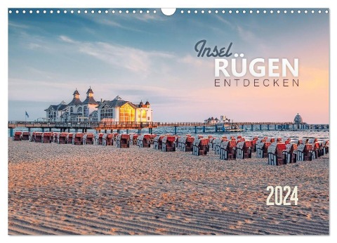 Rügen entdecken (Wandkalender 2024 DIN A3 quer), CALVENDO Monatskalender - Dirk Wiemer
