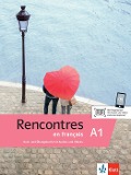 Rencontres en français A1. Kurs- und Übungsbuch mit Audios und Videos - 