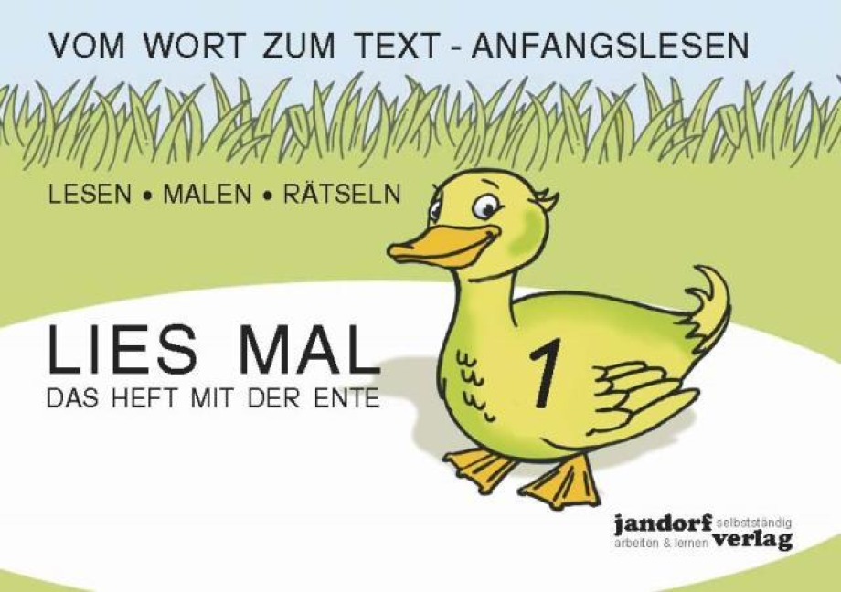 Lies mal 1 - Das Heft mit der Ente. Großbuchstaben - Peter Wachendorf