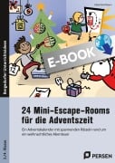 Cover-Bild zum Titel '24 Mini-Escape-Rooms für die Adventszeit - GS' von 'Klara Kirschbaum'