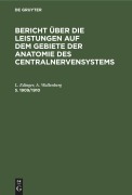 Bericht über die Leistungen auf dem Gebiete der Anatomie des Centralnervensystems. 5. 1909/1910 - A. Wallenberg, L. Edinger