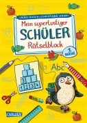 Cover-Bild zum Titel 'Mein superlustiger Schüler-Rätselblock' von 'Nikki Busch'
