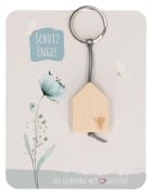 Cover-Bild zum Titel 'Butzon & Bercker Holz-Schlüsselanhänger Schutzengel 10,5 x 3 cm - aus unbehandeltem Eichenholz mit Engel-Lasergravur, graues Lederband, Lieferung auf Backcard mit tröstlichem Spruch' von ''