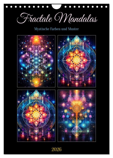 Fractale Mandalas (Wandkalender 2026 DIN A4 hoch), CALVENDO Monatskalender - Steffen Gierok-Latnaik