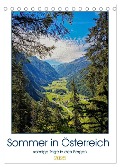 Sommer in Österreich - sonnige Tage in den Bergen (Tischkalender 2025 DIN A5 hoch), CALVENDO Monatskalender - Julia Roder