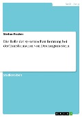 Cover-Bild zum Titel 'Die Rolle der systemischen Beratung bei der Transformation von Deutungsmustern' von 'Stefan Fischer'