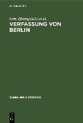 Cover-Bild zum Titel 'Verfassung von Berlin' von ''