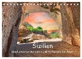 Sizilien - Insel zwischen Ionischen und Tyrhennischen Meer (Tischkalender 2025 DIN A5 quer), CALVENDO Monatskalender - Ulrich Männel
