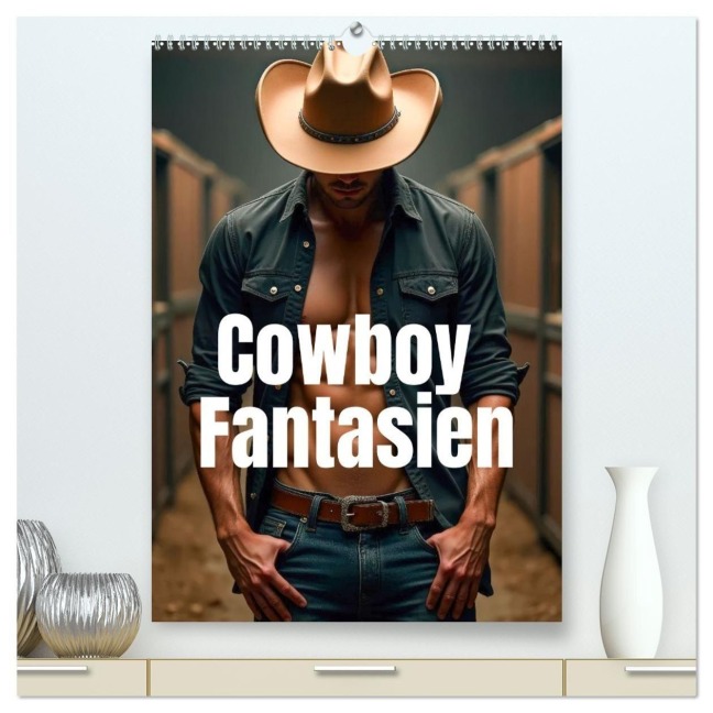 Cowboy Fantasien (hochwertiger Premium Wandkalender 2027 DIN A2 hoch), Kunstdruck in Hochglanz - Ally Bee