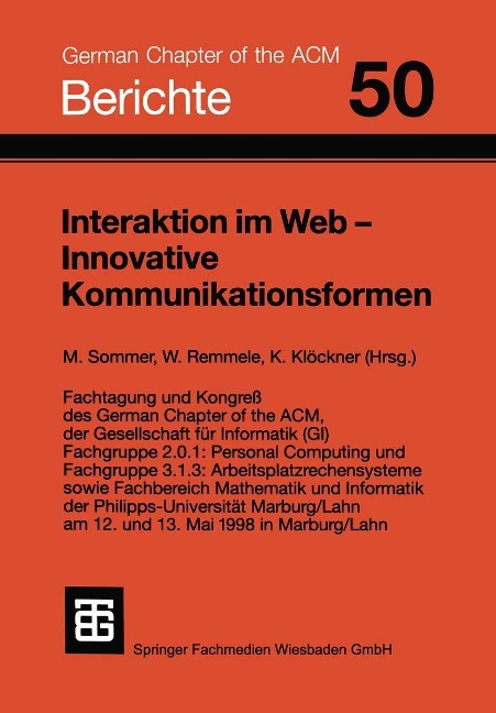 Interaktion im Web - Innovative Kommunikationsformen - 