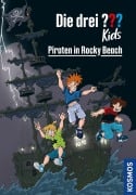 Cover-Bild zum Titel 'Die drei ??? Kids, 108, Piraten in Rocky Beach' von 'Ulf Blanck'