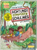 Cover-Bild zum Titel 'Achtung!: Sumpfiger Schulweg' von 'Christian Tielmann'